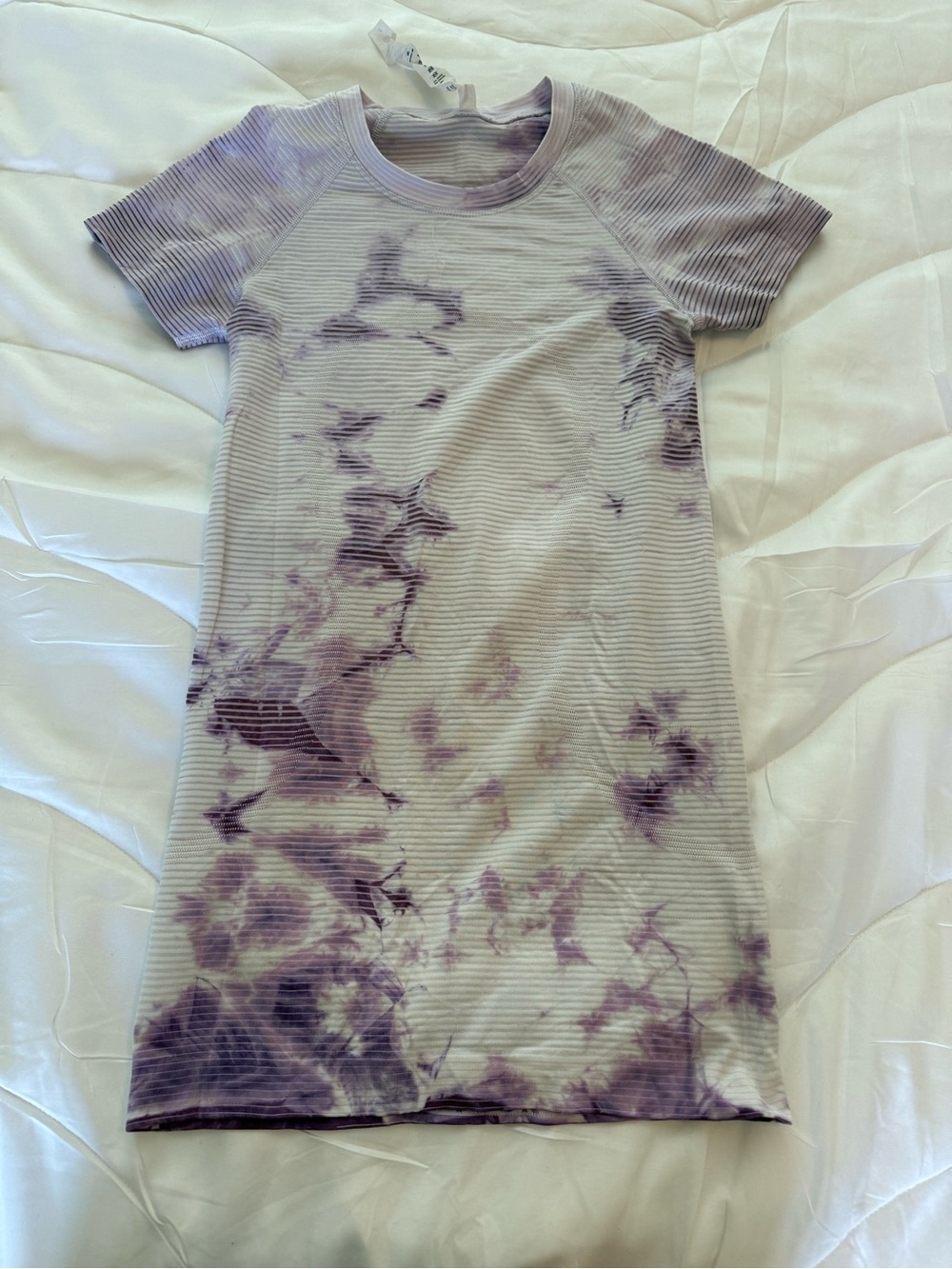 lululemon athletica tie dye Purple swiftly tech Tee